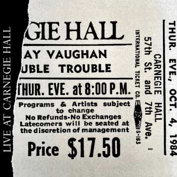 2LP Stevie Ray Vaughan & Double Trouble: Live At Carnegie Hall