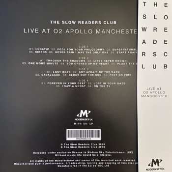 2LP/DVD The Slow Readers Club: Live At O2 Apollo Manchester  LTD | CLR
