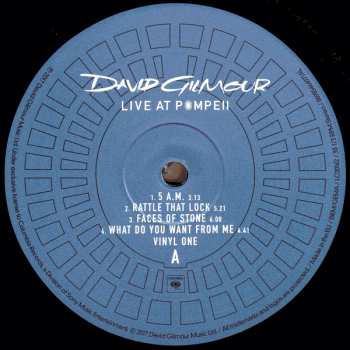 4LP/Dobozkészlet David Gilmour: Live At Pompeii