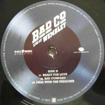2LP/CD Bad Company: Live At Wembley LTD | NUM
