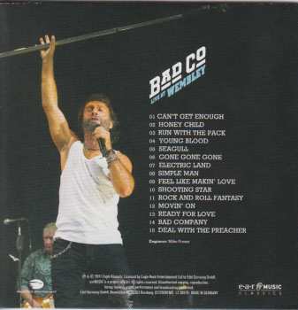 2LP/CD Bad Company: Live At Wembley LTD | NUM