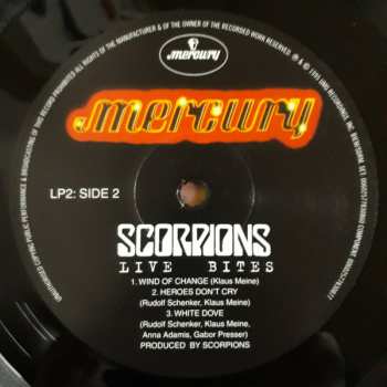 2LP Scorpions: Live Bites