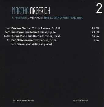 3CD/Dobozkészlet Martha Argerich And Friends: Live From Lugano 2015