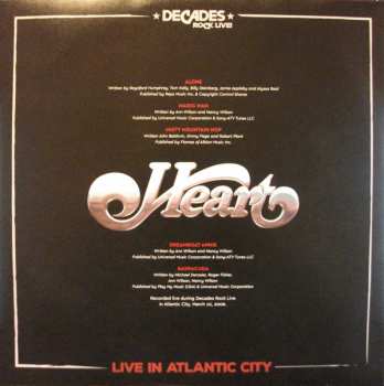 2LP Heart: Live In Atlantic City