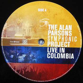 3LP The Alan Parsons Symphonic Project: Live In Colombia