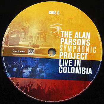 3LP The Alan Parsons Symphonic Project: Live In Colombia