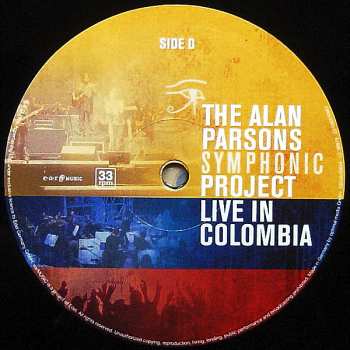 3LP The Alan Parsons Symphonic Project: Live In Colombia