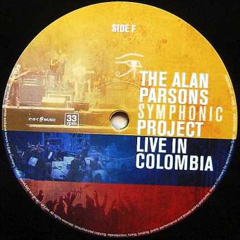 3LP The Alan Parsons Symphonic Project: Live In Colombia