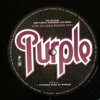 2LP Deep Purple: Live In Long Beach 1971