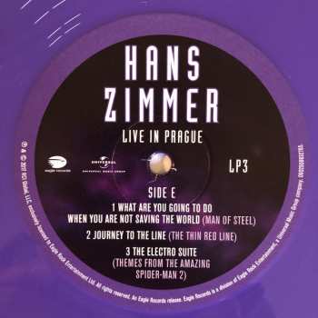 4LP Hans Zimmer: Live In Prague LTD | CLR