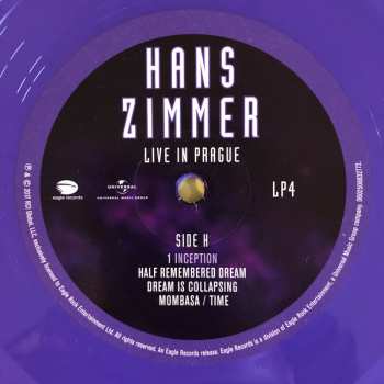 4LP Hans Zimmer: Live In Prague LTD | CLR