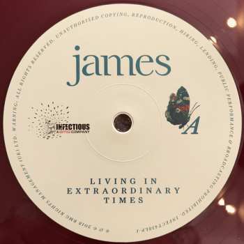 2LP James: Living In Extraordinary Times  LTD | CLR