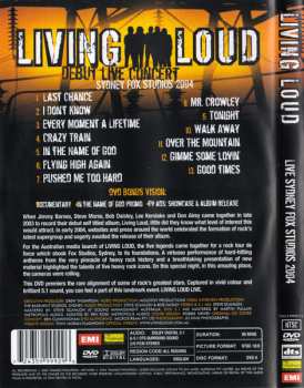 DVD Living Loud: Live Sydney Fox Studio 2004