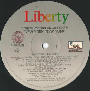 2LP Liza Minnelli: New York, New York (Original Motion Picture Score)
