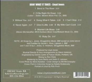 CD Lloyd Jones: Doin' What It Takes