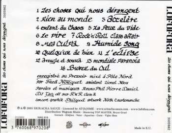 CD Lofofora: Les Choses Qui Nous Dérangent