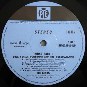 LP The Kinks: Lola Versus Powerman And The Moneygoround (Part One)