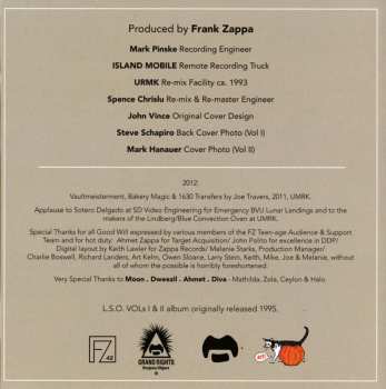 2CD The London Symphony Orchestra: The London Symphony Orchestra - Zappa Vol. I & II