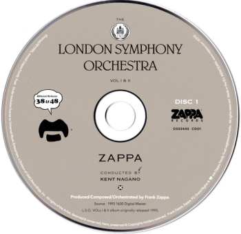 2CD The London Symphony Orchestra: The London Symphony Orchestra - Zappa Vol. I & II