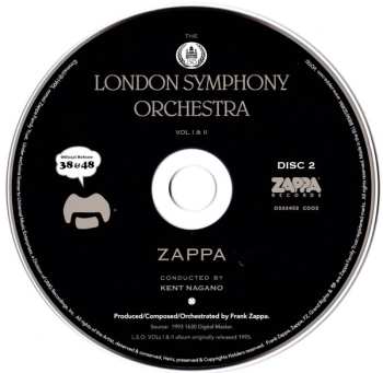 2CD The London Symphony Orchestra: The London Symphony Orchestra - Zappa Vol. I & II