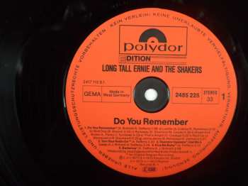 LP Long Tall Ernie And The Shakers: Do You Remember