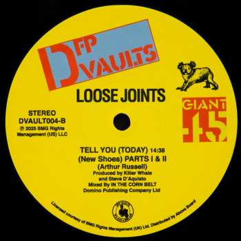LP Loose Joints: Tell You (Today) (Dimitri From Paris Special Version)