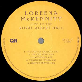 2LP Loreena McKennitt: Live At The Royal Albert Hall
