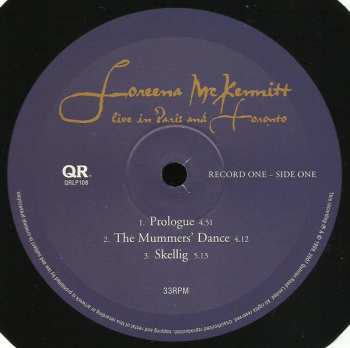 3LP Loreena McKennitt: Live In Paris And Toronto LTD | NUM