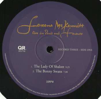 3LP Loreena McKennitt: Live In Paris And Toronto LTD | NUM