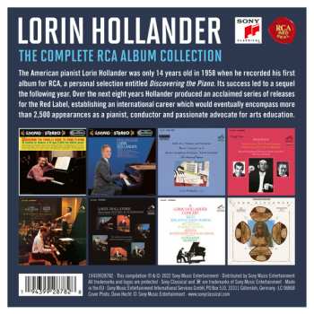 8CD/Dobozkészlet Lorin Hollander: The Complete RCA Album Collection