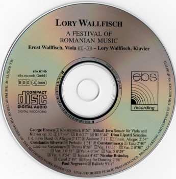 CD Lory Wallfisch: A Festival Of Romanian Music