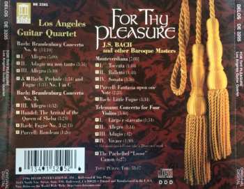 CD Los Angeles Guitar Quartet: For Thy Pleasure