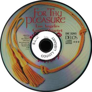 CD Los Angeles Guitar Quartet: For Thy Pleasure