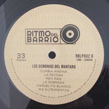 LP Los Demonios Del Mantaro: Los Demonios Del Mantaro