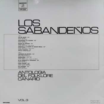 LP Los Sabandeños: Antología Del Folklore Canario Vol. 3