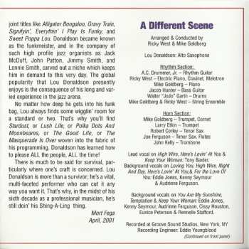 CD Lou Donaldson: A Different Scene • Color As A Way Of Life