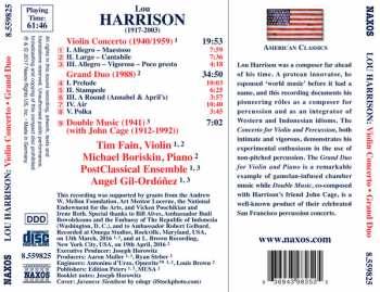 CD Lou Harrison: Violin Concerto • Grand Duo