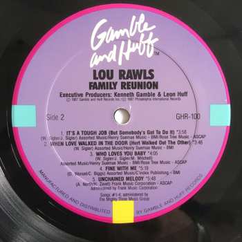 LP Lou Rawls: Family Reunion
