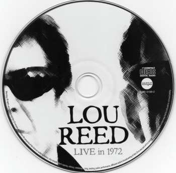 CD Lou Reed: Live In 1972