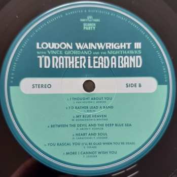 LP Loudon Wainwright III: I'd Rather Lead A Band