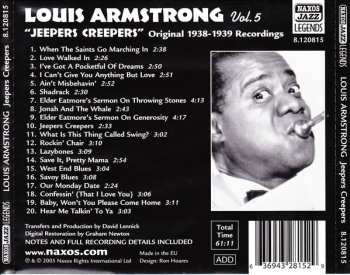 CD Louis Armstrong: Jeepers Creepers (Vol. 5 Original 1938-1939 Recordings)