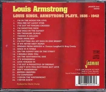 CD Louis Armstrong: Louis Sings, Armstrong Plays, 1935-1942