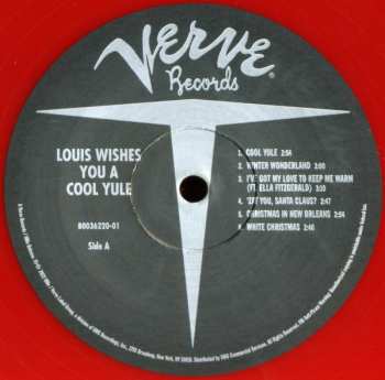 LP Louis Armstrong: Louis Wishes You A Cool Yule CLR