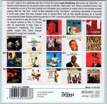 10CD/Dobozkészlet Louis Armstrong: Milestones Of A Jazz Legend