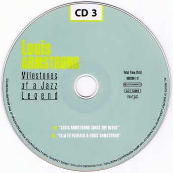 10CD/Dobozkészlet Louis Armstrong: Milestones Of A Jazz Legend