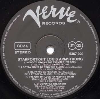 2LP/Dobozkészlet Louis Armstrong: Starportrait