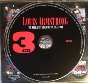 3CD Louis Armstrong: The Absolutely Essential 3 CD Collection