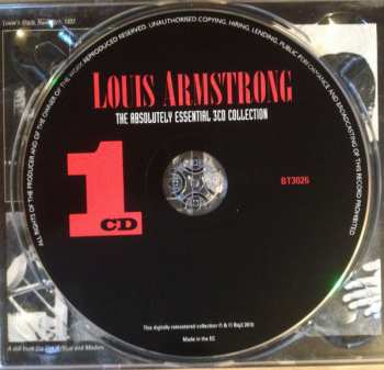 3CD Louis Armstrong: The Absolutely Essential 3 CD Collection