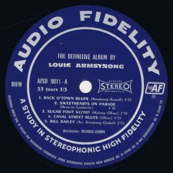 LP Louis Armstrong: The Definitive Album By Louis Armstrong