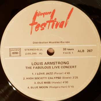 4LP/Dobozkészlet Louis Armstrong: The Two Greatest Concerts